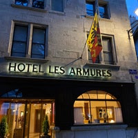 Photo taken at Hôtel Les Armures by Henry W. on 8/25/2020