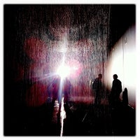 Photo taken at Rain Room by Le N. on 3/2/2013