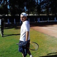 Photo taken at Cancha De Tenis Acueducto by Alejandro L. on 2/21/2013