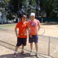 Photo taken at Cancha De Tenis Acueducto by Alejandro L. on 3/30/2013
