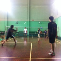 Photo taken at Nares Badminton Court by Yoshi on 5/21/2013