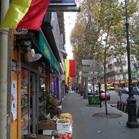 Photo taken at Rue Louis Blanc by Nathanael U. on 11/26/2013