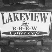 Photo taken at Lakeview Brew Coffee Cafe by LeRon on 3/23/2014