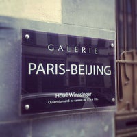 Photo taken at Galerie Paris-Beijing by Ye R. on 5/11/2013