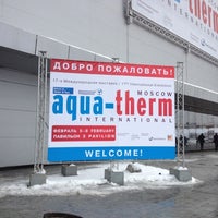 Photo taken at Aqua-therm by Юлия Т. on 2/7/2013