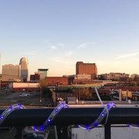 Photo taken at District Roof Top Bar and Grille by RJ W. on 4/12/2013