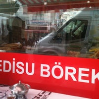 Photo taken at Yedisu Börek by Doğukan D. on 11/19/2012