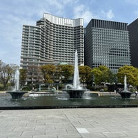 Photo taken at Wadakura Fountain Park by Sachio on 4/7/2024
