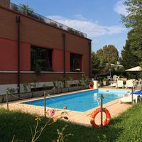 Photo taken at Airone Hotel Reggio Emilia by Tsvetelin K. on 8/25/2014