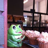 Photo taken at Woodfrog Bakery by Vicky B. on 2/8/2013