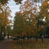 Photo taken at Сквер Низами by Катюша Т. on 10/11/2018