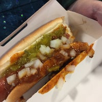 Photo taken at Nathan&amp;#39;s Famous Hot Dogs by Peter G. on 11/4/2017