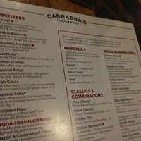 Photo taken at Carrabba&amp;#39;s Italian Grill by Walt P. on 1/20/2013