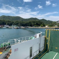Photo taken at Honjima Port by トレイヤ （. on 8/31/2020