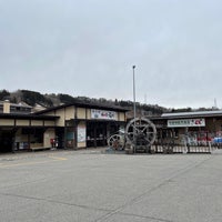 Photo taken at 道の駅 桜の郷荘川 by トレイヤ （. on 3/17/2023
