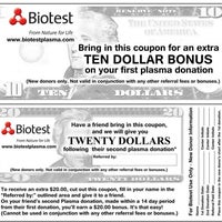 Biotest Plasma Pay Chart