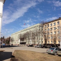 Photo taken at Администрация Кемеровской области, здание № 3 by Анатолий Д. on 4/17/2013