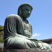 Photo taken at Great Buddha of Kamakura by Joey P. on 4/28/2013