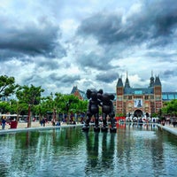 Photo taken at Museumplein by Evgeny B. on 6/19/2015