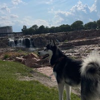 Photo taken at Falls Park by Elsie T. on 8/2/2023