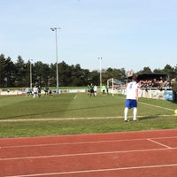Photo taken at Donkey Dome Enfield Town FC by Nick K. on 4/2/2016