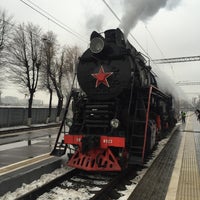 Photo taken at Rizhsky Rail Terminal by Max P. on 11/19/2015