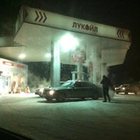 Photo taken at АЗС Лукойл by Alex R. on 12/20/2012