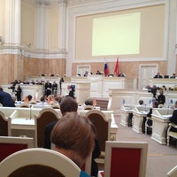 Photo taken at Mariinsky Palace / Legislative Assembly of St Petersburg by Андрей К. on 4/24/2013