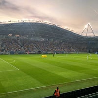 Photo taken at Borisov Arena by Скай В. on 8/29/2019