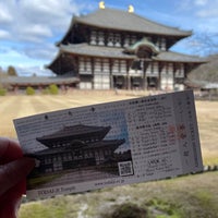 Photo taken at Todai-ji Temple by なおなつ ✩⃛ 🌿 on 2/24/2024