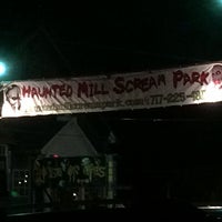 Photo taken at Haunted Mill Scream Park * Spring Grove, PA by Scooter M. on 10/13/2013
