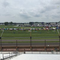 Photo taken at Indianapolis Motor Speedway South Vista Stand by Nicole A. on 7/26/2015