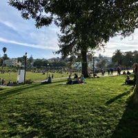 Photo taken at Dolores Park Dog Run Area by Tim P. on 3/12/2018