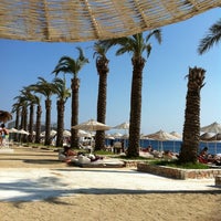 Photo taken at Virgin Bodrum Pool &amp;amp; Beach by Neval M. on 8/31/2013