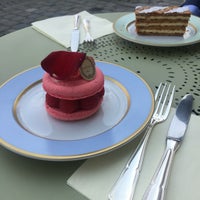 Photo taken at Ladurée by Demeulemeester A. on 5/12/2016