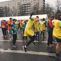 Photo taken at Berliner Halbmarathon by Ksenia A. on 3/30/2015