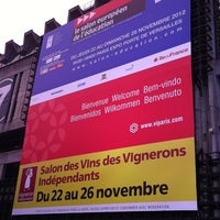 Photo taken at Salon des Vins des Vignerons Indépendants by Victor V. on 11/24/2012