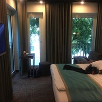 Photo taken at Hotel Motel One München-Olympia Gate by Angie S. on 7/17/2019