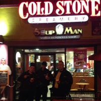 Photo taken at Cold Stone Creamery/The Original SoupMan by Natural Vitamins (. on 10/25/2013