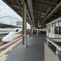 Photo taken at 山陽新幹線 西明石駅 by H F. on 10/14/2023