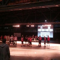Photo taken at Roller Derby @ Arena: Berlin Bombshells vs. Crime City Rollers by astera on 3/15/2014