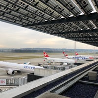 Photo taken at Zurich Airport (ZRH) by stephen C. on 1/7/2018