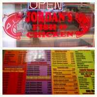 Photo taken at Jordan&amp;#39;s Fish &amp;amp; Chicken by Antione L. on 5/18/2013