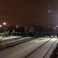 Photo taken at Ж/д станция «Ижоры» by Влада Ш. on 1/27/2016