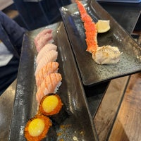 Photo taken at Sakesan Sushi | Robata by Ron N. on 11/20/2023