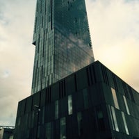 Photo taken at Hilton Manchester Deansgate by &amp;quot; Aslihan F. on 5/29/2015