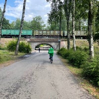 Photo taken at Ж/д мост в Удельном парке by Владислав I. on 7/29/2021