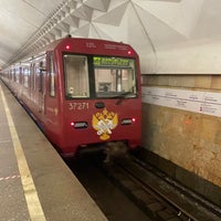 Photo taken at metro Tulskaya by Владислав I. on 12/5/2021