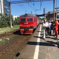 Photo taken at Ж/д станция «Старая Деревня» by Владислав I. on 6/18/2019