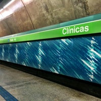 Photo taken at Estação Clínicas (Metrô) by Ká M. on 3/6/2017